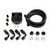 Racing Power Co-Packaged R5316 Remote Oil Filter Mount, Single Filter, 13/16-16 in / 3/4-16 in / 22 mm 1.5 Thread, 12 AN Female Inlet, 12 AN Female Outlet, Bolt-On, 2-Bolt Flat Mount, Aluminum, Black Anodized, Kit