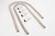 Racing Power Co-Packaged R7314 Heater Hose Kit, 3/4 in OD Hose, Chrome End Caps / Adapters / Clamps / Reducers, Stainless, Polished, Kit