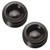 Russell 662033 Fitting, Plug, 1/8 in NPT, Allen Head, Aluminum, Black Anodized, Pair