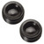 Russell 662043 Fitting, Plug, 1/4 in NPT, Allen Head, Aluminum, Black Anodized, Pair