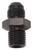 Russell 670523 Fitting, Adapter, Straight, 6 AN Male to 14 mm x 1.50 Male, Aluminum, Black Anodized, Each