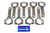Scat Enterprises 2-350-6000-1888-QLS Connecting Rod, Ultra Q-Lite, H Beam, 6.000 in Long, Bushed, 7/16 in Cap Screws, ARP8740, Forged Steel, Small Block Chevy, Set of 8
