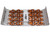 Sharp Rockers SLS78A Rocker Arm, Pedestal Mount, 1.80 Ratio, Adjustable, Full Roller, Aluminum, Orange Anodized, GM LS-Series, Set of 16