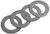 Sharp Rockers SP047K Rocker Arm Shim, 0.875 in ID, 0.047 in Thick, Steel, Set of 4