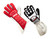 Simpson Safety 21300LR-O Driving Gloves, Competitor, SFI 3.3/5, Double Layer Nomex, Outer Seam, Red, Large, Pair