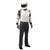 Simpson Safety L205471 Legend ll Driving Suit, 1-Piece, SFI 3.2A/1, Single Layer, Fire Retardant Cotton, Gray/Black, White Stripes, X-Large, Each