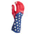 Simpson Safety LGMF Driving Gloves, Liberty, Double Layer, Nomex, Elastic Cuff, Red / White / Blue, Medium, Pair