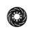 Strange B2792 Brake Rotor, Rear, Passenger Side, Directional / Slotted, 11.250 in OD, 0.350 in Thick, Steel, Natural, Each