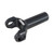 Strange U1669 Slip Yoke, 31 Spline, 6.062 in Long, Chromoly, Black, 1350 U-Joint, C6 / FMX / Top Loader / T45, Each