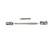 Unisteer Perf Products 8050470 Steering Shaft, 3/4 in Double D, Hardware/Joints, Stainless, Natural, Ford Mustang 1994-2004, Kit