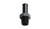 Vibrant Performance 11200 Fitting, Adapter, Straight, 1/8 in NPT Male to 1/4 in Hose Barb, Aluminum, Black Anodized, Each