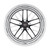 Weld Racing 82HB7050B22A Wheel, S82, 17 x 5 in, 2.200 in Backspace, 5 x 4.75 in Bolt Pattern, High Pad, Aluminum, Black Anodized / Polished, Each