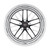 Weld Racing 82HB7100B72F Wheel, S82 Beadlock, 17 x 10 in, 7.200 in Backspace, 5 x 120.65 mm Bolt Pattern, Beadlock, Aluminum, Black Anodized / Polished, Each