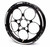 Weld Racing 86B-15274 Wheel, Magnum 1-Piece, 15 x 3.5 in, 1.75 in Backspace, 5 x 4.75 in Bolt Pattern, Aluminum, Black Anodized, Each