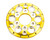 Weld Racing P613-7095 Wheel Center Section, Magnum 6-Pin, Lug Mount Center, Aluminum, Gold Anodized, 15 in Wheel, Each
