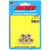 ARP 400-8766 Self-Locking Nuts, 7/16-20 in. RH Thread, Hex, Stainless Steel, Polished, Set of 5