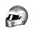 Bell Helmets 1425021 GP2 Youth Helmet, Closed Face, SFI 24.1, Silver, 4X-Small, Each