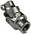 Borgeson 124909 Steering Universal Joint, Single Joint, 9/16 in 26 Spline to 3/4 in Double D, Stainless, Polished, Universal, Each