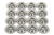 Crane 99658-16 Valve Spring Retainer, 7 Degree, 0.856 in OD Step, 1.255 in Single Spring, Titanium, Set of 16