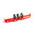 Element Fire 60200 Fire Extinguisher Mount, Clamp-On, Hook and Loop / Snap-In Clips, Steel, Red Powder Coat, Element E50 / E100 Extinguishers, Each