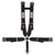 G-Force 7030BK Harness, 5 Point, Camlock, SFI 16.1, Pull Down Adjust, Bolt-On, H-Type Harness, Black, Kit