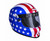 Racequip 2261296RQP Pro Youth Helmet, Closed Face, SFI 24.1, Head and Neck Support Ready, Red/White/Blue, Youth One Size Fits All, Each-1