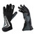 Zamp RG20003XS Driving Gloves, ZR-60, SFI 3.3/5, Double Layer, Fire Retardant Fabric, Silicone Palm, Black, X-Small, Pair