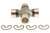 Dana - Spicer 5-153X Universal Joint, 1310 Series, 1.062 in Bearing Caps, Clips Included, Greasable, Steel, Natural, Each