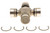 Dana - Spicer 5-795X Universal Joint, S44 Series, 1.125 in Bearing Caps, Clips Included, Steel, Natural, Each
