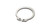 Jerico JER-0062 Retaining Ring, Snap Ring, 0.095 in, 0.088 in Thick, Steel, Natural, Jerico Transmission, Each
