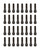 Jesel BLT-21750-32 Bolt, 5/16-18 in Thread, 1-1/4 in Long, Torx Head, Nuts Included, Chromoly, Black Oxide, Set of 32
