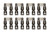 Jesel KTL-S905820-01 Lifter, Pro, Mechanical Roller, 0.904 in OD, 0.175 in Offset, Link Bar, Small Block Chevy, Set of 16