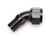 XRP-Xtreme Racing Prod. 224516 Fitting, Hose End, HS-79, 45 Degree, 16 AN Crimp to 16 AN Female, Aluminum, Black Anodized, Each