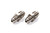 XRP-Xtreme Racing Prod. 402903 Fitting, Adapter, Straight, 3 AN Male to 7/16-20 in Inverted Flare Male, Steel, Natural, Hardline, Pair