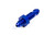 XRP-Xtreme Racing Prod. 983203 Fitting, Bulkhead, Straight, 3 AN Male to 3 AN Male Bulkhead, Aluminum, Blue Anodized, Each