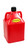 Flo-Fast 15501 Utility Jug, 15 gal, 14-1/2 x 15 x 27 in Tall, O-Ring Seal Cap, Petcock Vent, Square, Plastic, Red, Each