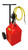 Flo-Fast 30150-R Transfer Pump, Pro-Model, Manual, Hand Crank, Cart / Jug / Pump, Plastic, Red, 15 gal Jug, Kit