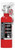 H3R Performance HG100R Fire Extinguisher, Halguard, Halotron 1, Class BC, 1B C Rated, 1.4 lb, Mounting Bracket, Steel, Red Paint, Each