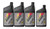 Klotz Synthetic Lubricants KE-225 Motor Oil, Pure Estorlin Kart, 5W20, Synthetic, 1 qt, Set of 10