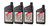 Klotz Synthetic Lubricants KL-198 2 Stroke Oil, KL-198 Lite, Synthetic, 1 qt, Alcohol / Gas / Nitromethane, Set of 10