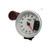 Big End Performance 15216 Super Comp Tachometer, 5 in. 10,000 RPM, White Face With Shift Light