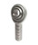 Aurora CM-10 Rod End, CM Economy Series, Spherical, 5/8 in Bore, 5/8-18 in Right Hand Male Thread, Steel, Zinc Oxide, Each