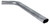 Boyce OP3536LR60 Exhaust Tailpipe, Oval, 3-1/2 in Diameter, 3 ft Long, 60 Degree Bend, Long Radius, Steel, Universal, Each