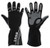 Crow Safety Gear 11814 Driving Gloves, All Star, SFI 3.3/5, Double Layer, Nomex / Leather Palm, Black, Medium, Pair