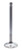 Ferrea F1005P-8 Intake Valve, Competition Plus, 2.020 in Head, 11/32 in Valve Stem, 4.960 in Long, Stainless, Small Block Ford, Set of 8