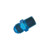 Big End 12816 Fitting -08 AN to 1/4 in NPT, Straight, Aluminum, Blue