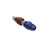 Big End 12315 Compression Fitting, -6 AN Male to 3/8 in. Tube End, Blue, Each