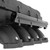 Holley 300-912BK Coyote Ultra Lo-Ram Intake Manifold, 93mm, Aluminum, Black Powdercoated, Kit-1
