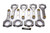 K1 Technologies 012AE25613 Connecting Rod, H Beam, 6.125 in Long, Bushed, 7/16 in Cap Screws, ARP2000, GM LS-Series, Set of 8