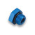 Big End Performance 12214 -12 AN Port Plug and O-ring, Blue